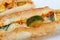 Zucchini grinder sandwich
