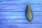 Zucchini on wooden boards outdoors