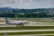 Zuerich, Switzerland - May 14, 2018, Vueling.com Airplane start