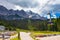 Zugspitze, Alpspitze mountains in Bavaria, Germany