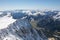 Zugspitze high mountain range view, Germany