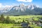 Zugspitze massif in Bavaria, Germany