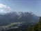 Zugspitze massif in Wetterstein mountains in Bavaria, Germany