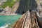 Zumaia coast, Pais Vasco Spain