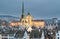 Zurich`s Old City on Cold Winter Evening