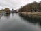 Zurich Switzerland cityscape from the bank of river Limat