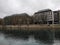 Zurich Switzerland cityscape from the bank of river Limat