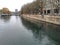 Zurich Switzerland cityscape from the bank of river Limat