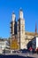 Zurich, Switzerland - October 16, 2017: Tourists walking near Th