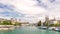 Zurich Switzerland time lapse, city skyline timelapse