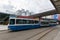 Zurich ZÃ¼rich Airport ZRH with Tram 2000 in Switzerland