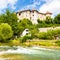 Zuzemberk Castle, Slovenian tourist destination.