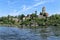 Zvikov castle on the shore of the water reservoir