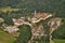 Zwettl Monastery, aerial view