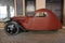 Zwickau, Germany - August 20, 2023: Framo Stromer FP200, the 3-wheeled tiny passenger car, manufactured by Framo factory in