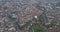 Zwolle historic city center aerial overview. Municipality in the Netherlands in the province of Overijssel. Buildings