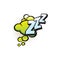 Zzz cartoon comic book snore sound cloud bubble