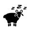 Zzz Icon, Snoring Symbol, Zzzz pictogram