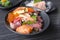 à¸‡Premium fresh raw seafood mixed rice bowl & x28;Kaisen-don/ Japanese