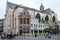 The Ã‰glise St-Nicolas or Saint Nicholas Church located behind the Bourse in Brussels, Belgium