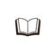 Ã’pen book logo icon vector illustration