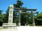 å‡ºé›²å¤§ç¤¾é³¥å±…. The Second Torii Gate of the famous Izumo Grand Shrine (Izumo-taisha) in Shimane, JAPAN