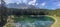 ï»¿ï»¿reflections on Lake Carezza karersee, Nova Levante, South Tyrol.