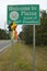 ï¿½Welcome to Plainsï¿½ sign, the home of the 39th President, Jimmy Carter, Plains, Georgia