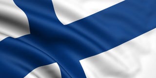 σημαία της Φινλανδίας απεικόνιση αποθεμάτων. εικονογραφία από φινλανδίας - 5182781