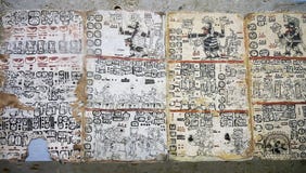 在museo Del Mundo Maya的象形文字在梅里达墨西哥编辑类库存图片 图片包括有玛雅 博物馆