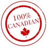 100% Canadian Rubber Stamp. Image of a rubber stamp like imprint that says 100% Canadian vector illustration 100% Canadian Rubber Stamp. Image of a rubber stamp like imprint that says 100% Canadian vector illustration