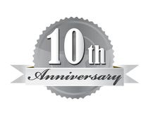 10th уплотнение иллюстрации конструкции годовщины иллюстрация штока 10th уплотнение иллюстрации конструкции годовщины иллюстрация штока