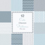 12 Cute Different Chevron Vector Seamless Patterns (tiling). Royalty Free Stock Photo 12 Cute Different Chevron Vector Seamless Patterns (tiling). Royalty Free Stock Photo