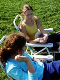 2 Girls In The Park Stock Images 2 Girls In The Park Stock Images