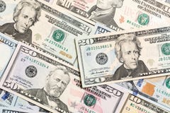 20 Dollar Bill On Various US Dollar Billss Top View Of Business Concept On Background With Copy Space Stock Images 20 Dollar Bill On Various US Dollar Billss Top View Of Business Concept On Background With Copy Space Stock Images