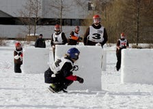 2010 mistrzostw yukigassen snowball yukigassen obraz royalty free 2010 mistrzostw yukigassen snowball yukigassen obraz royalty free