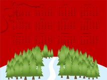 2011 calendar. Editable 2011 vector calendar on red Christmas theme vector illustration 2011 calendar. Editable 2011 vector calendar on red Christmas theme vector illustration