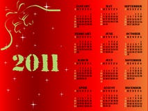 2011 calendar. Editable 2011 calendar on red Christmas theme vector illustration 2011 calendar. Editable 2011 calendar on red Christmas theme vector illustration