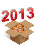 2013 box. Illustration of brown box with 2013 colorful text stock illustration 2013 box. Illustration of brown box with 2013 colorful text stock illustration