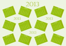 2013 calendar. New calendar 2013 in english stock illustration 2013 calendar. New calendar 2013 in english stock illustration