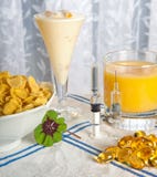 3 anti frukostinfluensaswine Royaltyfri Bild