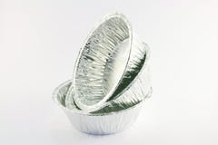 3 Round Catering Trays Royalty Free Stock Image 3 Round Catering Trays Royalty Free Stock Image