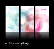 3 Separate Gift Cards With Circles. Royalty Free Stock Photos 3 Separate Gift Cards With Circles. Royalty Free Stock Photos