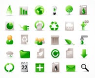 36 ecology icons set