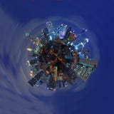 360 Panorama Of High Building Of The City Royalty Free Stock Photography