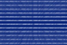 3D Binary Code Background Royalty Free Stock Image