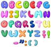 3d bubble alphabet