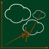 3d clouds grafen stock illustrationer 3d clouds grafen stock illustrationer
