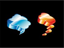 3d clouds komiker stock illustrationer 3d clouds komiker stock illustrationer