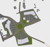 3D Drawing And Sketch Of A City Stock Image 3D Drawing And Sketch Of A City Stock Image